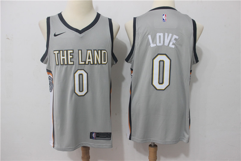 Men Cleveland Cavaliers #0 Love Grey Game Nike NBA Jerseys->->NBA Jersey